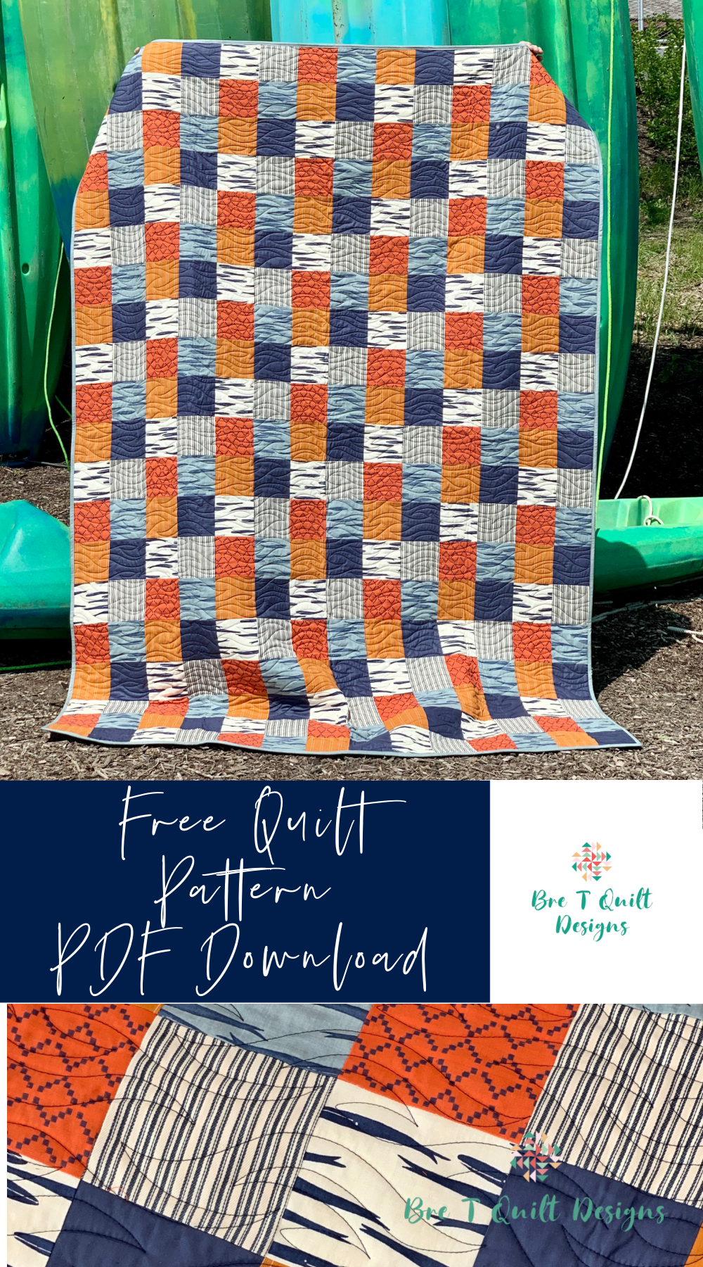 Yoga Quilt Pattern, Twin Size 66x84 Inches, Instant Download PDF