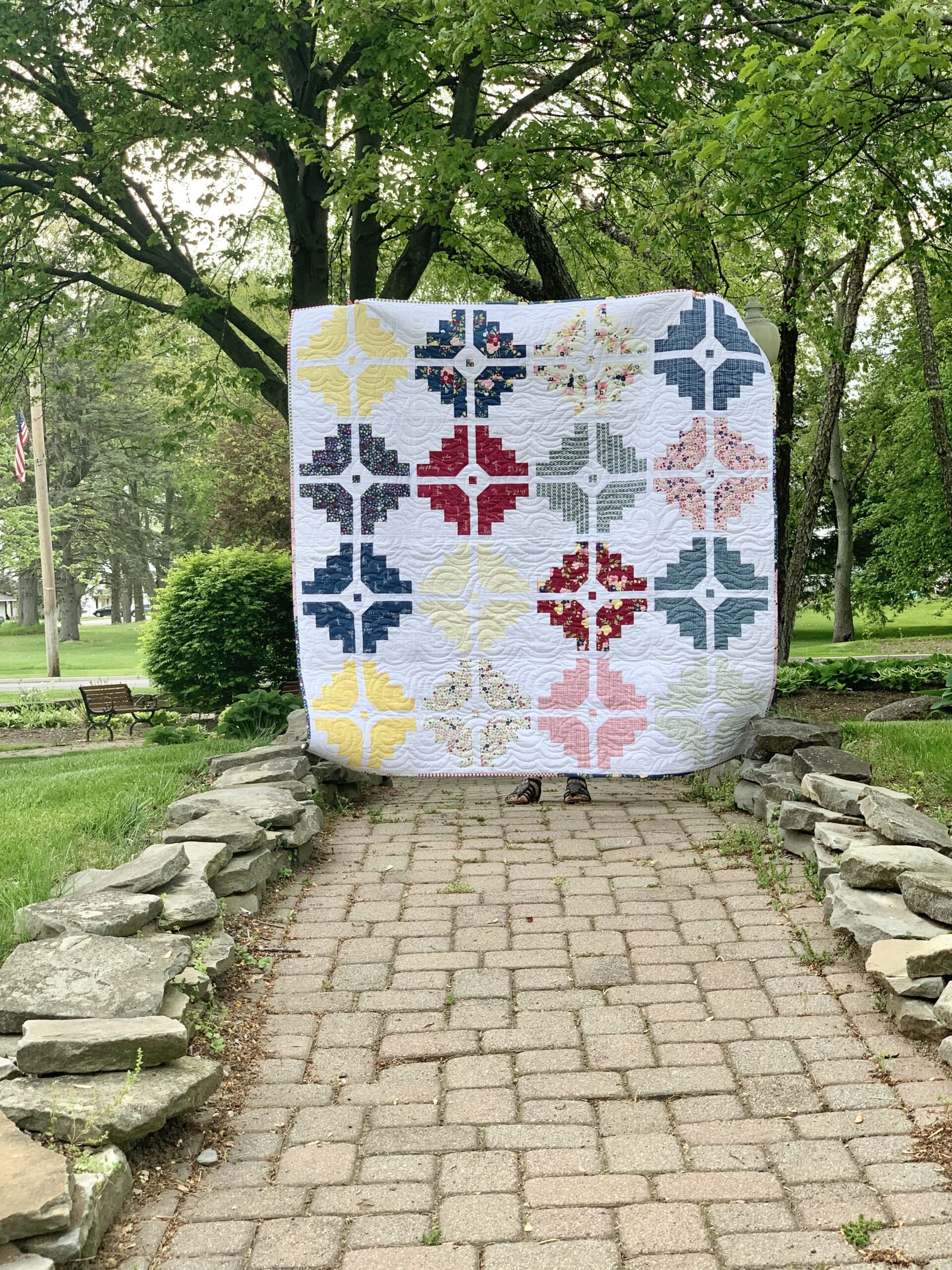 Rough Cut Diamonds Quilt In Bloom And Grow By Riley Blake