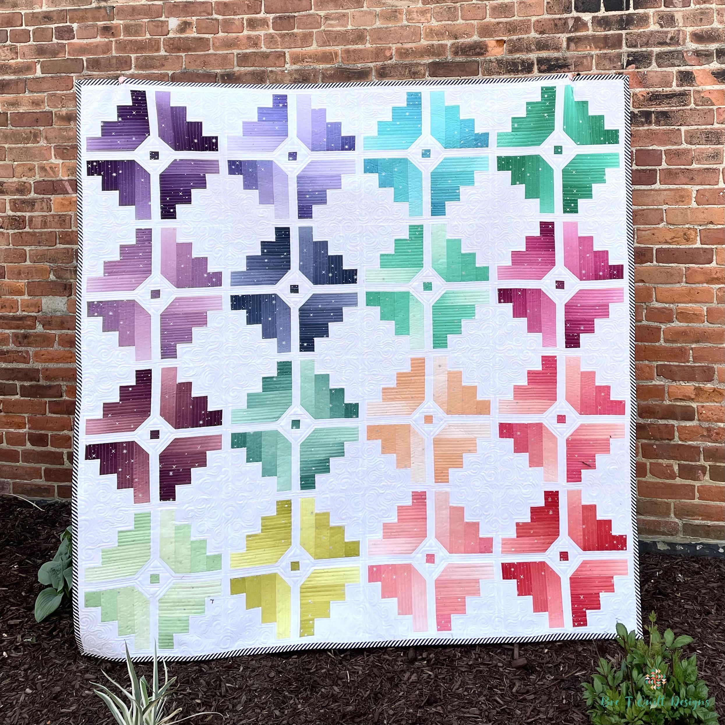 Rough Cut Diamonds Ombre Quilt Kit- Kay Marie Quilt Co 