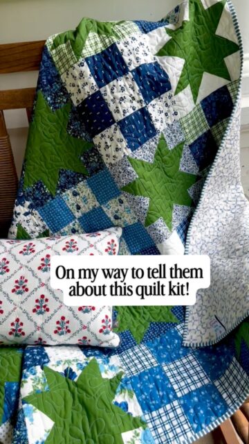You asked for it, we delivered! 

There’s a limited number of quilt kits @kaymariequiltco 

Find them in her Etsy shop! 

They are going to go fast. ❤️

Pattern: Picnic Quilt
Fabric: Blueprint by @modafabrics 

#picnicquilt #quiltpattern #quiltkit #quiltersgonnaquilt #quiltlife