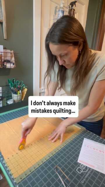 Around here we aim for progress not perfection. 

I’d rather see my quilts piled up in a blanket fort for my kids than white gloved handled at a quilt show. 

Mistakes happen
Quilting rules are broken

and at the end of the day you’re probably the only one seeing those imperfect points and wonky binding. 

If you’re wanting to get started quilting but overwhelmed at the thought of a whole quilt, comment hot pad and I’ll send you my free quilted casserole sized hot pad pattern that takes the stress out of quilting.

#quiltpattern #quilting #quiltersgonnaquilt #quiltinglife #quiltingfun