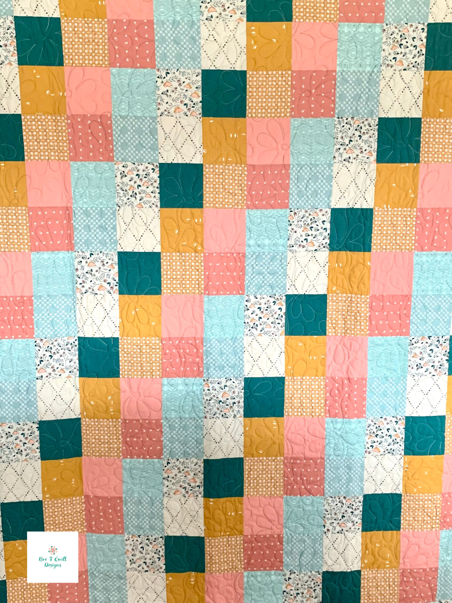 Patchwork quilt pattern 