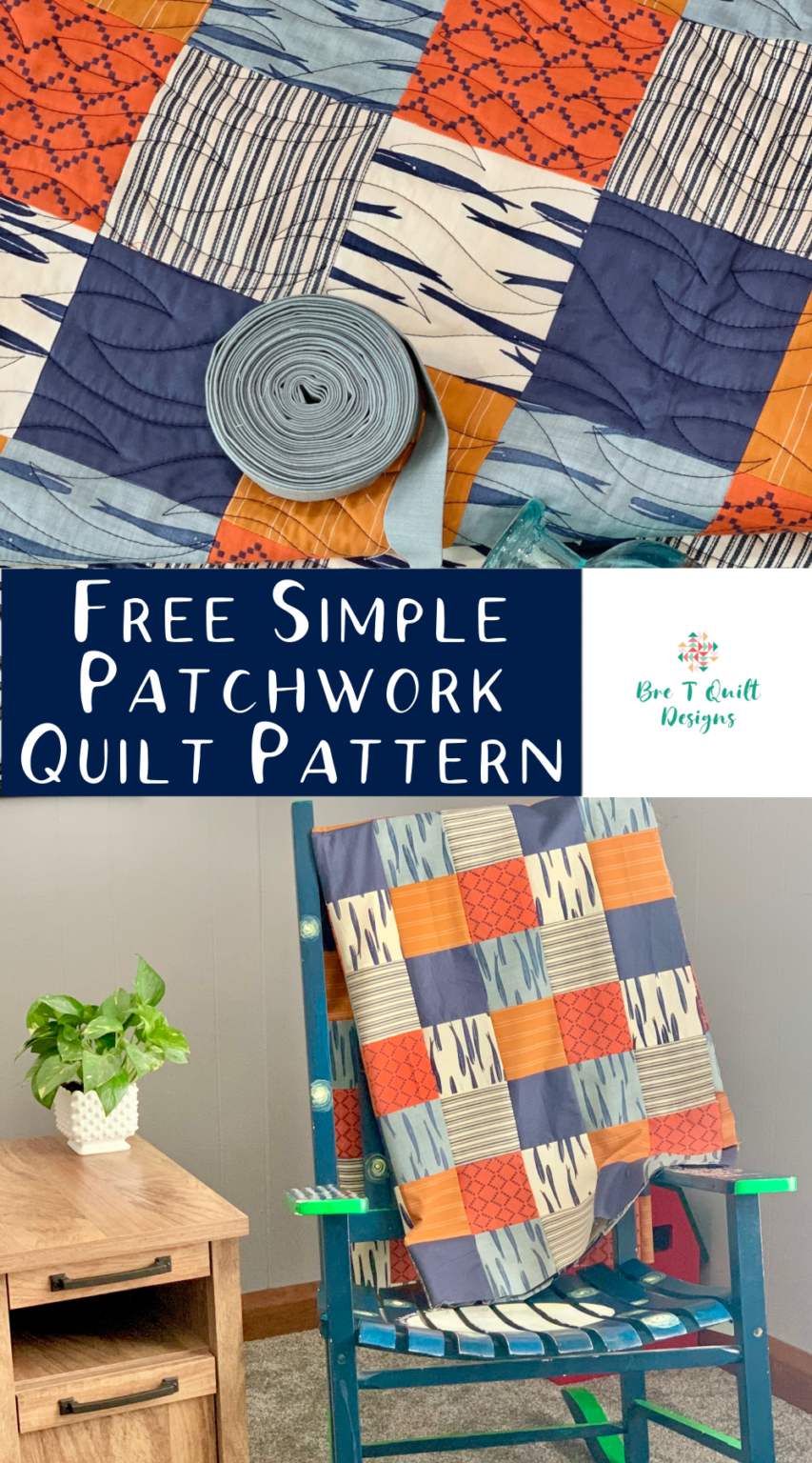 Free Patchwork Quilt Pattern PDF Download Twin Sized Quilt - Bre T ...