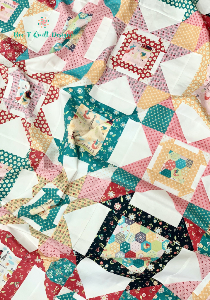 Country Churn Quilt Top- Bre T Quilt Designs