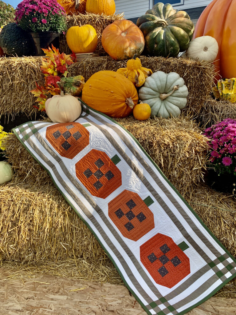 Free Pumpkin Patched Table Runner Pattern