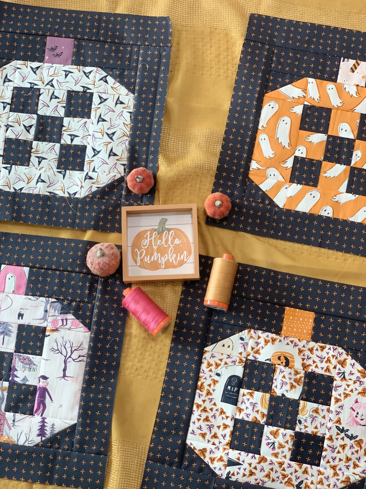 Pumpkin Patched Week Two Quilt Blocks