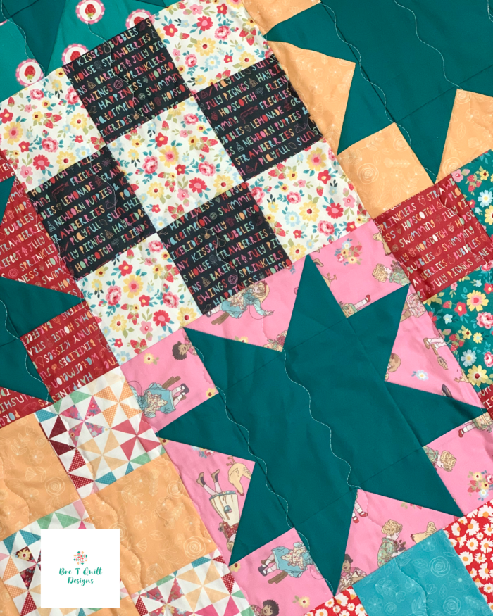 The Picnic Quilt- Hopscotch and Freckles Poppy Cotton Fat Quarter Quilt