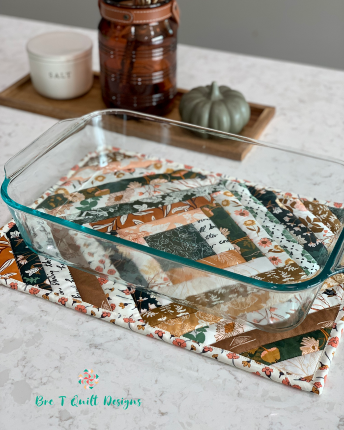 Quilted Casserole Hot Pad Free Pattern