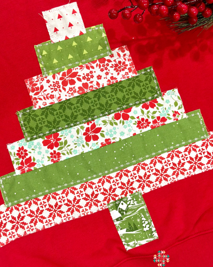 How To Make Quilty Christmas Sweater- Bre T Quilt Designs