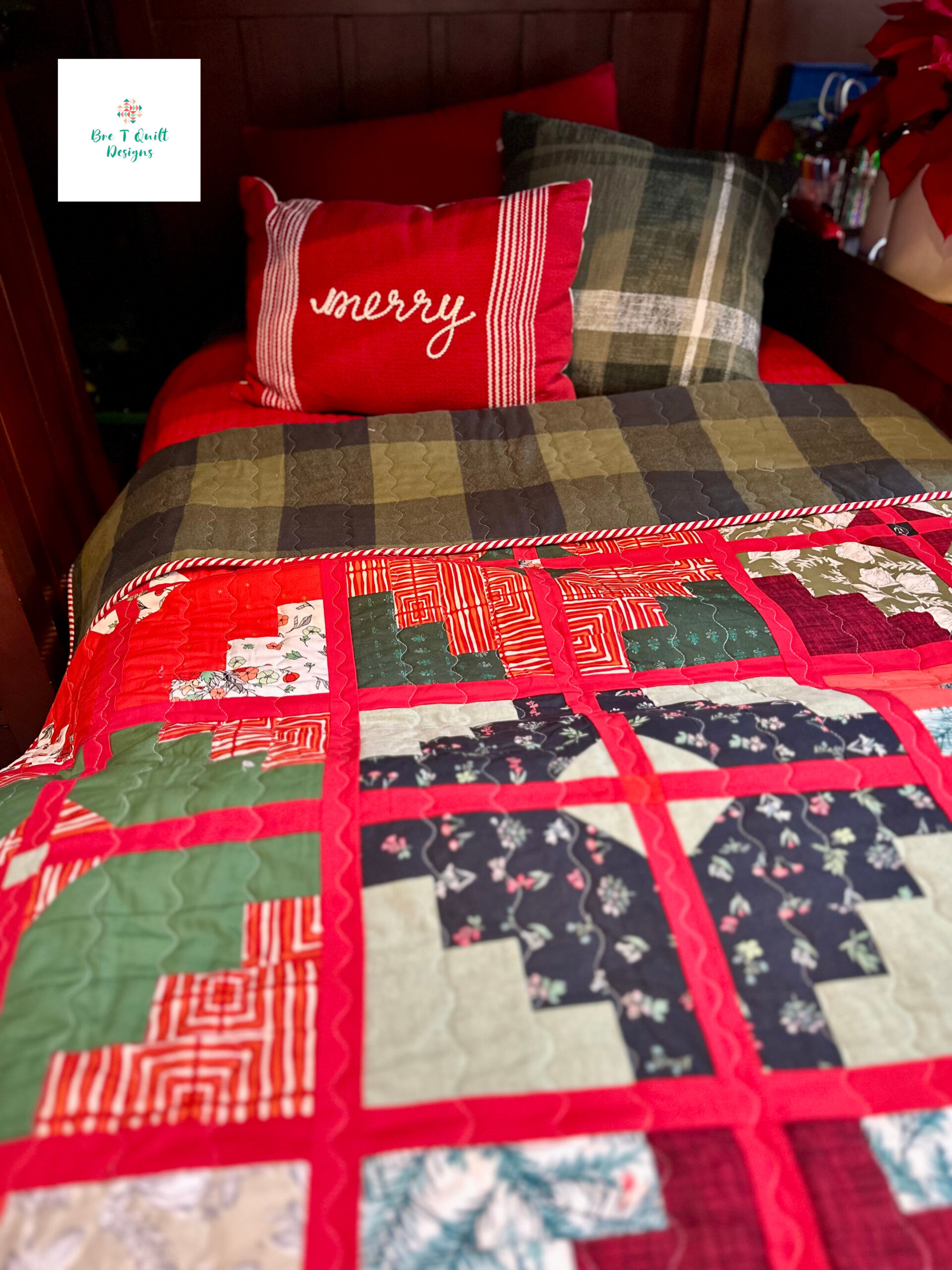 Rough Cut Diamonds Quilt Pattern Cozy Christmas Quilt