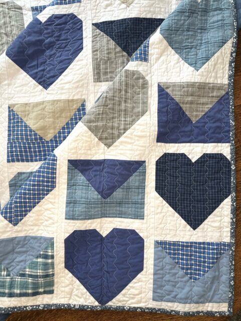 Every quilt tells a story, but memory quilts hold pieces of a life well lived. This one was made using my Love Letters quilt pattern from my late grandpa’s shirts—fabrics he wore and loved, now stitched into something new. Seeing my kids wrapped up in it makes it feel even more special, carrying his memory forward into the next generation. Quilts like this are truly love you can hold.

#memoryquilt
#heirloomquilt
#quiltingwithlove
#modernquilt
#quiltsofinstagram