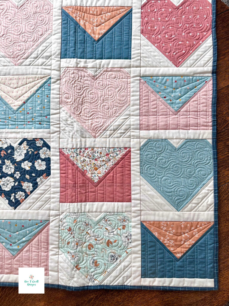 Love Letters Quilt Pattern in Gayle Loraine Fabric- Bre T Quilt Designs