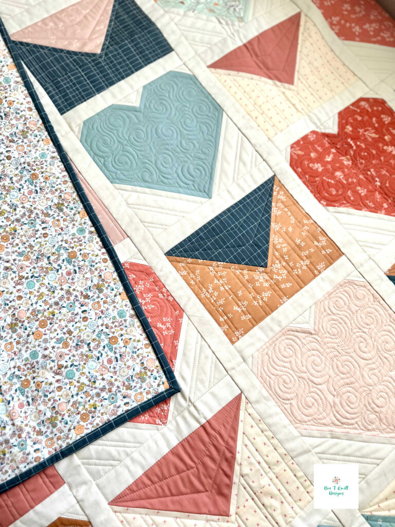 Love Letters Quilt Pattern in Gayle Loraine Fabric- Bre T Quilt Designs