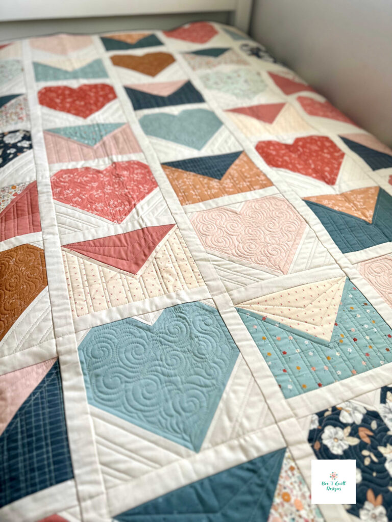 Love Letters Quilt Pattern in Gayle Loraine Fabric- Bre T Quilt Designs