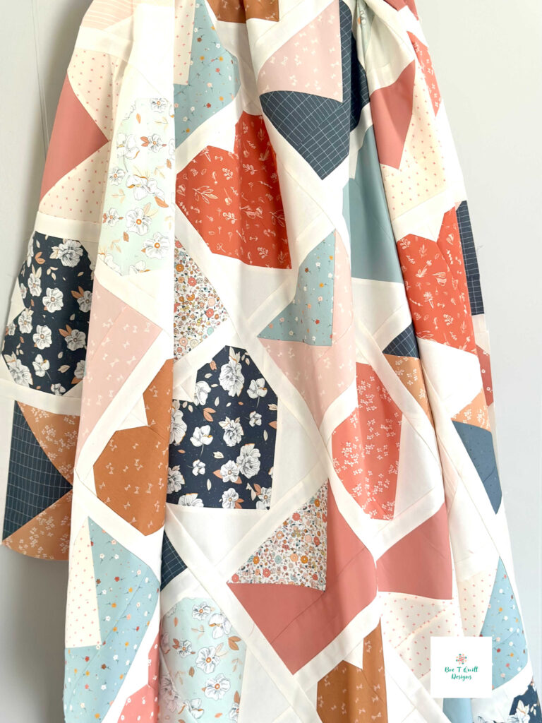 Love Letters Quilt Pattern in Gayle Loraine Fabric- Bre T Quilt Designs