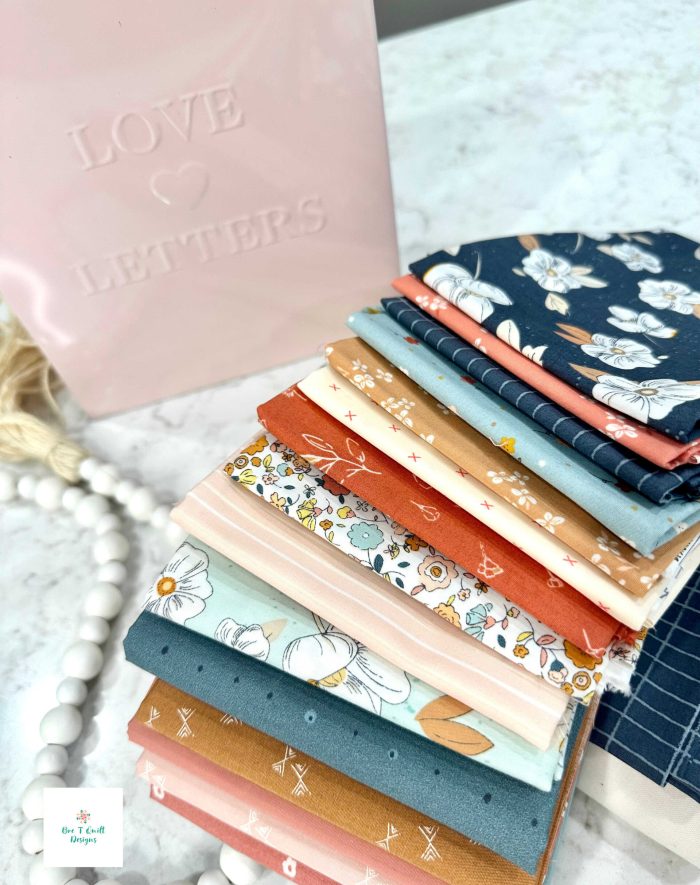 Love Letters Quilt Pattern in Gayle Loraine Fabric- Bre T Quilt Designs